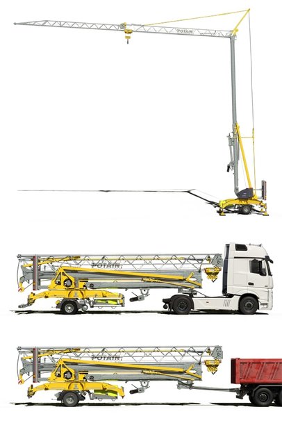 Manitowoc présente la nouvelle grue à montage automatisé Potain Igo M 24-19 au salon Batimat à Paris
